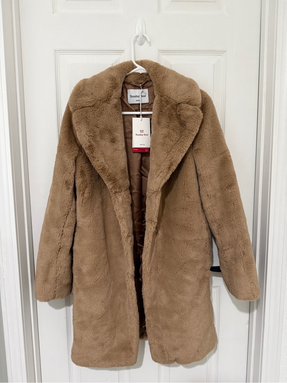 Aritzia Teddy Fur Coat - NWT